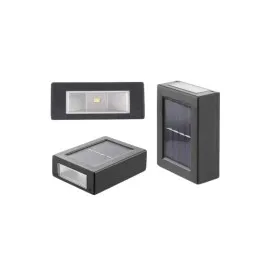 Solar Lamba Dekoratif Aplik Su Geçirmez Led Işıklı Duvar Lambası