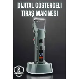 Tıraş Makinesi Uzun Pil Ömrü Şarjlı Günlük Tıraş Makinesi