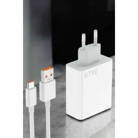 67W Şarj Aleti Turbo Hızlı Type-C Şarj