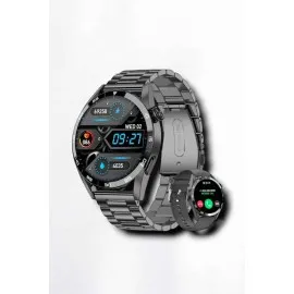 Suya Dayanıklı Dokunmatik Akıllı Saat Bluetooth 5.0, Sesli Asistan Ve Sağlık Takibi