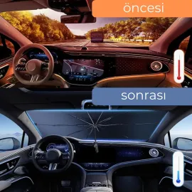 Fiat Fiorino, Citroen Berlingo, Renault Kangoo, Ford Courier, VW Caddy Uyumlu Oto Şemsiye