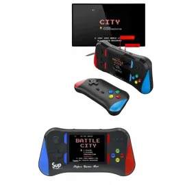 500 Oyunlu Retro Sup Konsolu Taşınabilir Mini Gamepad 3,5 İnç Ekran