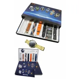 Akıllı Saat Çoklu Kordon Seçenekli Dokunmatik Ekran Nabız Sensörlü