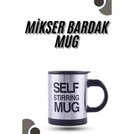 Karıştırıcı Özellikli Mikser Kupa Bardak Kompakt Taşınabilir Mug