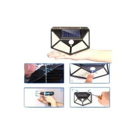 Bahçe Lambası Bahçe Aydınlatma Sensörlü Suya Dayanıklı 100 Led