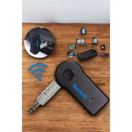 Tüm Araçlara Uyumlu Aux Car Bluetooth Kablosuz Araç Bağlantı Kiti