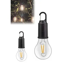 Taşınabilir Şarjlı Led Ampul Askılı Lamba Kamp Bahçe Lambası