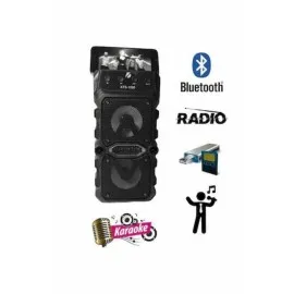 Bluetooth Hoparlör Yüksek Ses Kaliteli Büyük Boy Çift Çıkışlı Ses Bombası