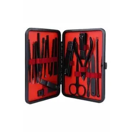 17 Parça Manikür Pedikür Seti El Ayak Bakım Seti Tırnak Makası Törpü