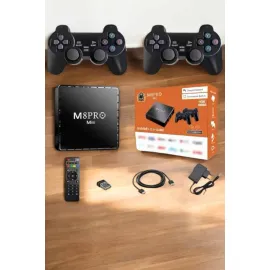 TV Box Çift Oyun Kollu 10000 Oyunlu Atari