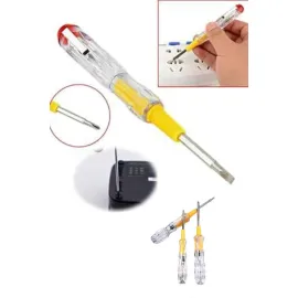 Çift Uçlu Kontrol Kalemi Elektrik Test Kalemi Şeffaf