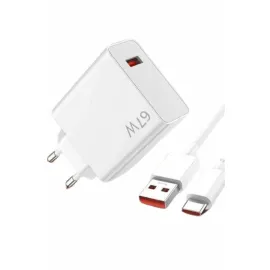 67W Hızlı Şarj Yüksek Voltaj Korumalı Type C Şarj Adaptörü