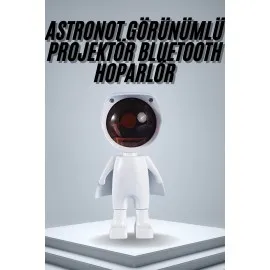 Projeksiyon Güneş Lambası Astronot Gün Batımı Projektör Led Işıklı