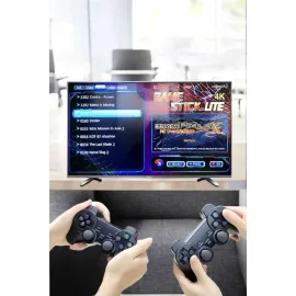 Game Stick 2000 Oyunlu 2.4G Kablosuz Çift Kol Yüksek Hassasiyetli Wireless
