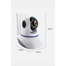 Akıllı Gece Görüşlü Sensörlü Wifi Kamera Telefondan Takip Edilebilir