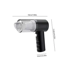 Oto Araç Ev Taşınabilir El Tipi Süpürge Mini Araç Süpürgesi Vakumlu