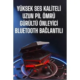 Yeni Nesil Oyuncu Kulaklığı Gürültü Önleyici Uzun Pil Ömrü Bluetooth Bağlantılı