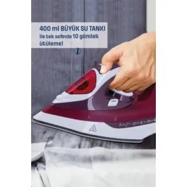 Modern Tasarım 2200W Dayanıklı Buharlı Seramik Kaplama Ütü