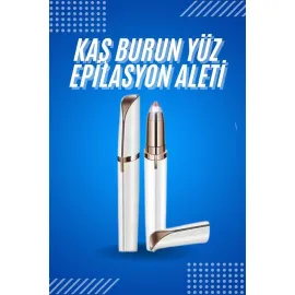 Tüy Kıl Alma Kaş Bıyık Unisex Yüz Bakım Epilasyon Aleti Pilli
