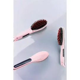 Fön Etkili Saç Düzleştirici Tarak Yıpranma Karşıtı Döner Kablo Isı Ayarlı