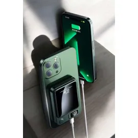 Pratik ve Taşınabilir 10.000 mAh Wireless Powerbank Hızlı Şarj Avantajı