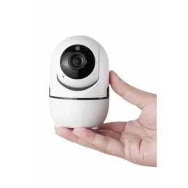 Baby Kamera Kablosuz 720P Beyaz 360 Derece Wifi Kamera Full Hd 1080P