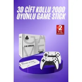3D 4K HD 2.4G Game Stick 4K Ultra Hd Oyun Konsolu Çift Kollu