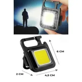 Mıknatıslı Parlak Led Işık 3 Fonksiyonlu Şarj Edilebilir Ledli Mini Taşınabilir