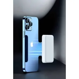 5000 Mah İos Uyumlu Magsafe Kablosuz Şarj Hızlı Şarj Desteği