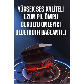Yeni Nesil Oyuncu Kulaklığı Gürültü Önleyici Uzun Pil Ömrü Bluetooth Bağlantılı