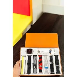 Akıllı Saat 7 Kordonlu Bildirim Görebilen Metal Kordon Gps Özelliği