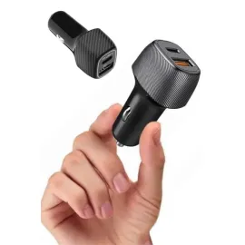 38W Oto Çakmaklık Araç Içi Şarj Cihazı Hızlı Şarj Uzun Ömürlü