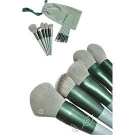 Profesyonel Makyaj Fırça Seti 13 Parça Yumuşak Kıllı Fırça Seti Far Fırçası