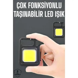 Kamp Işığı Çok Fonksiyonlu Taşınabilir Anahtarlık Kapak Açma Manyetik Özelliği
