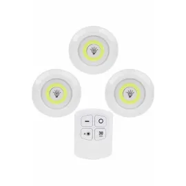 Kablosuz Pilli Işıldak  Masa Lambası Mutfak Tezgah Altı Banyo Dolabı Dolap İçi