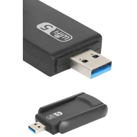 Wifi Adaptörü Bt5.0 Wifi 2'si Bir Arada Çift Bantlı Çift Anten