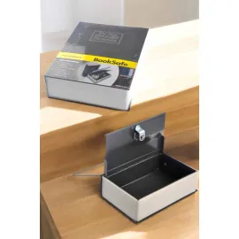 Gizli Kasa İngilizce Sözlüğü Kitap Görünümlü Anahtarlı Gizli Mini Çelik Kasa Kilitli