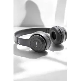 Kulak Üstü TF Kart ve AUX Destekli Ergonomik Bluetooth Kulaklık