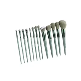 13 Parça Taşınabilir Kılıflı Profesyonel Makyaj Fırça Seti Pudra Allık Fondöten Fırçası