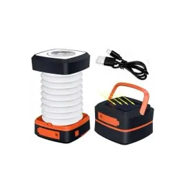 Kamp Lambası Katlanabilir Lamba Solar Şarjlı Led Lamba El Fenerli