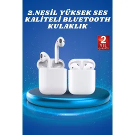 2.Nesil Yeni Model TWS Bluetooth Kulaklık Dokunmatik Kontrol Yüksek Ses Kaliteli
