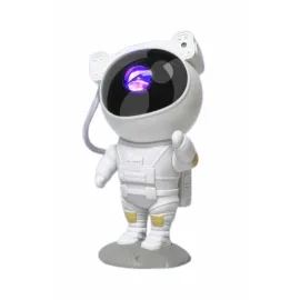 Gece Lambası Astronot Bluetooth Hoparlörlü Galaksi Işık Projektörü