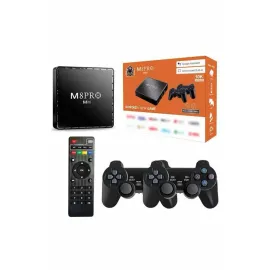 M8 PRO MINI 4 8 10 K HD HDR Android Tv 5G Retro 10000 Oyunlu