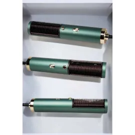 Fön Tarak Saç Düzleştirici Üflemeli Fön Makinesi Sıkı Dişli Taşınabilir