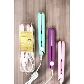 180°C Isı Ve Uzun Süre Kalıcı Düzlük Sağlayan Mini Saç Düzleştirici