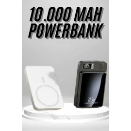 Magsafe Hızlı Şarj 10.000 Mah Wireless Şarj Powerbank Android ve İOS Uyumlu