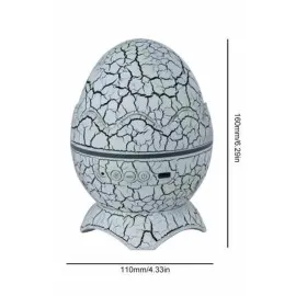 Yumurta Görünümlü Masa Ve Gece Lambası Renk Değiştirebilen Projektör