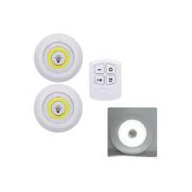Led Lamba 3'lü Uzaktan Kumandalı Yapışkanlı