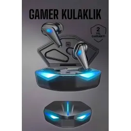 Bluetooth Oyuncu Kulaklığı Led Işıklı Kablosuz ANC Özelliği