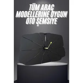 Yeni Nesil Tüm Araç Modellerine Uygun Oto Şemsiye Katlanabilir Uv Işınlarına Karşı